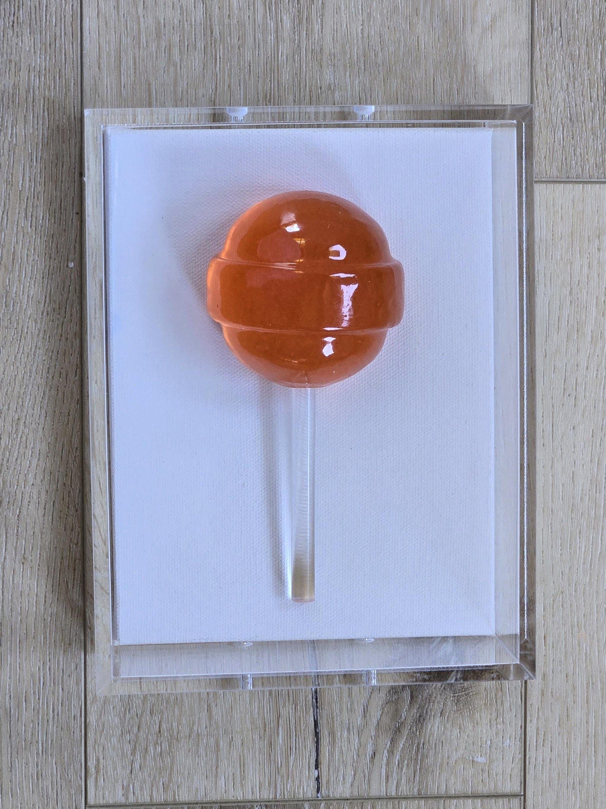 Lollipop Sculpture | 3D Pop Art Acrylic Candy Wall Decor | Set of Six