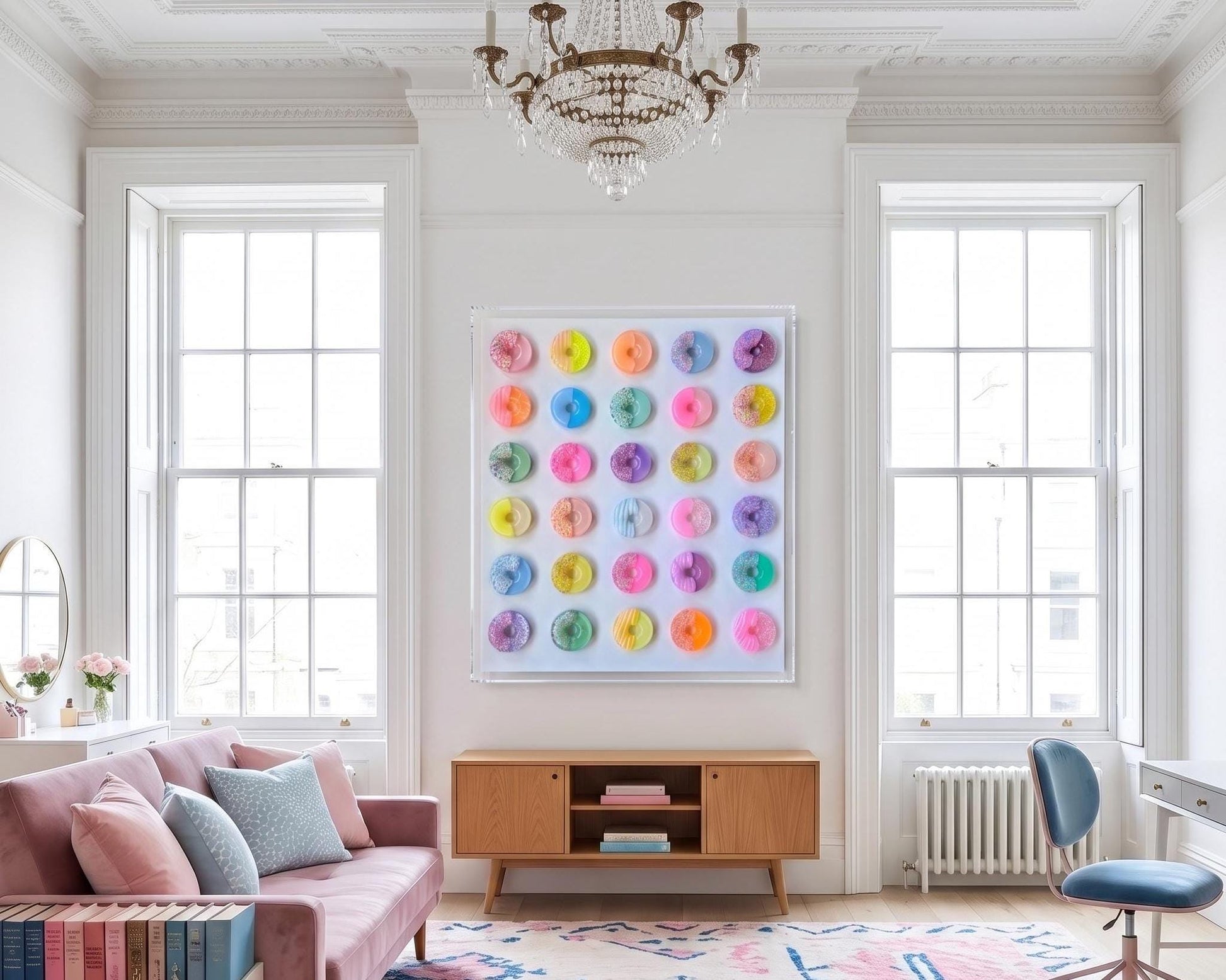 Custom Resin Donut Wall Art for Any Room | Modern Pop Art