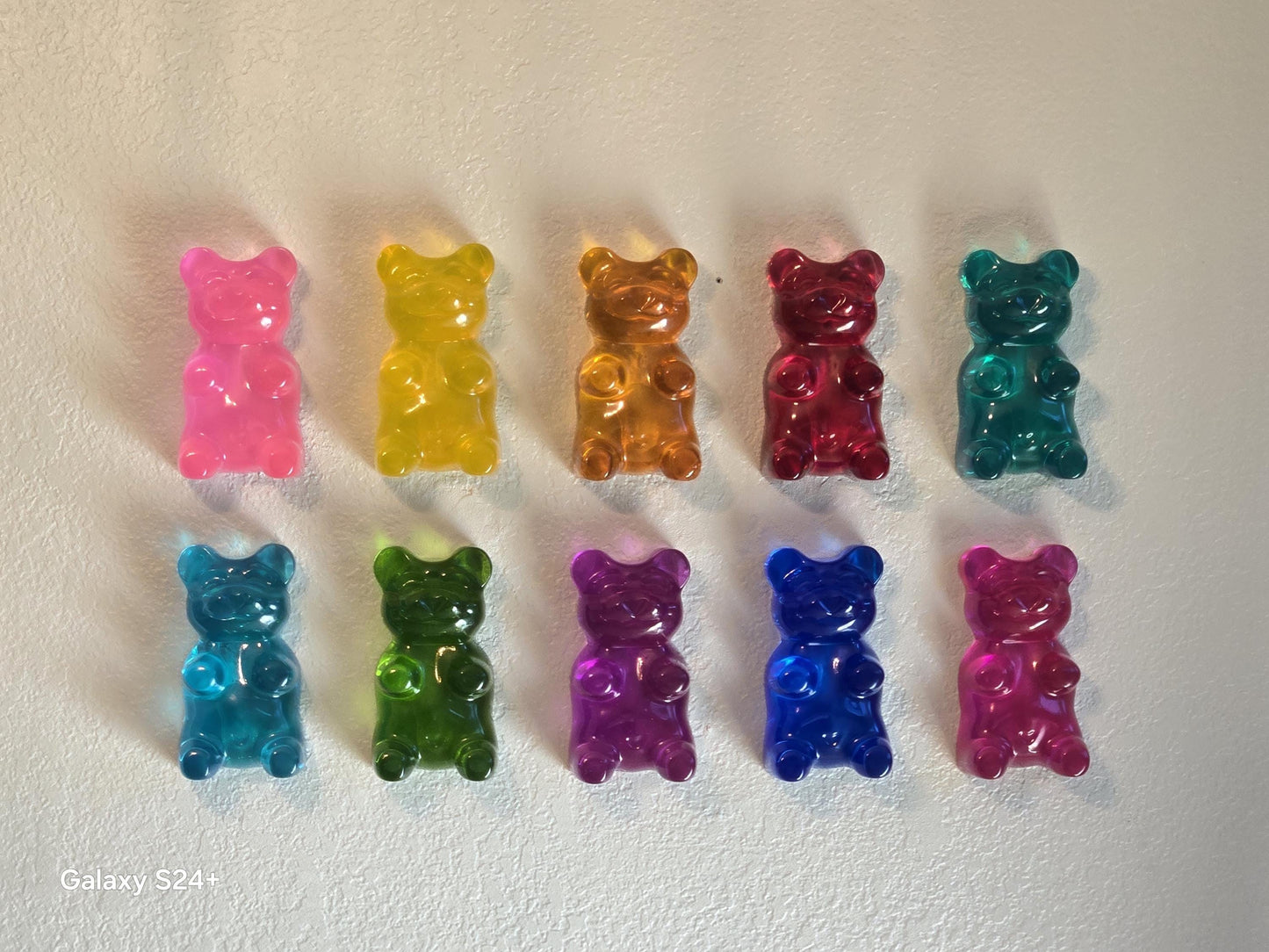 Gummy Bear Wall Art | Pop Art Sculpture for Gallery Wall, Nursery Decor, Kids Room Decor, Collectible Shadow Box Ideas, Bright Bear Decor