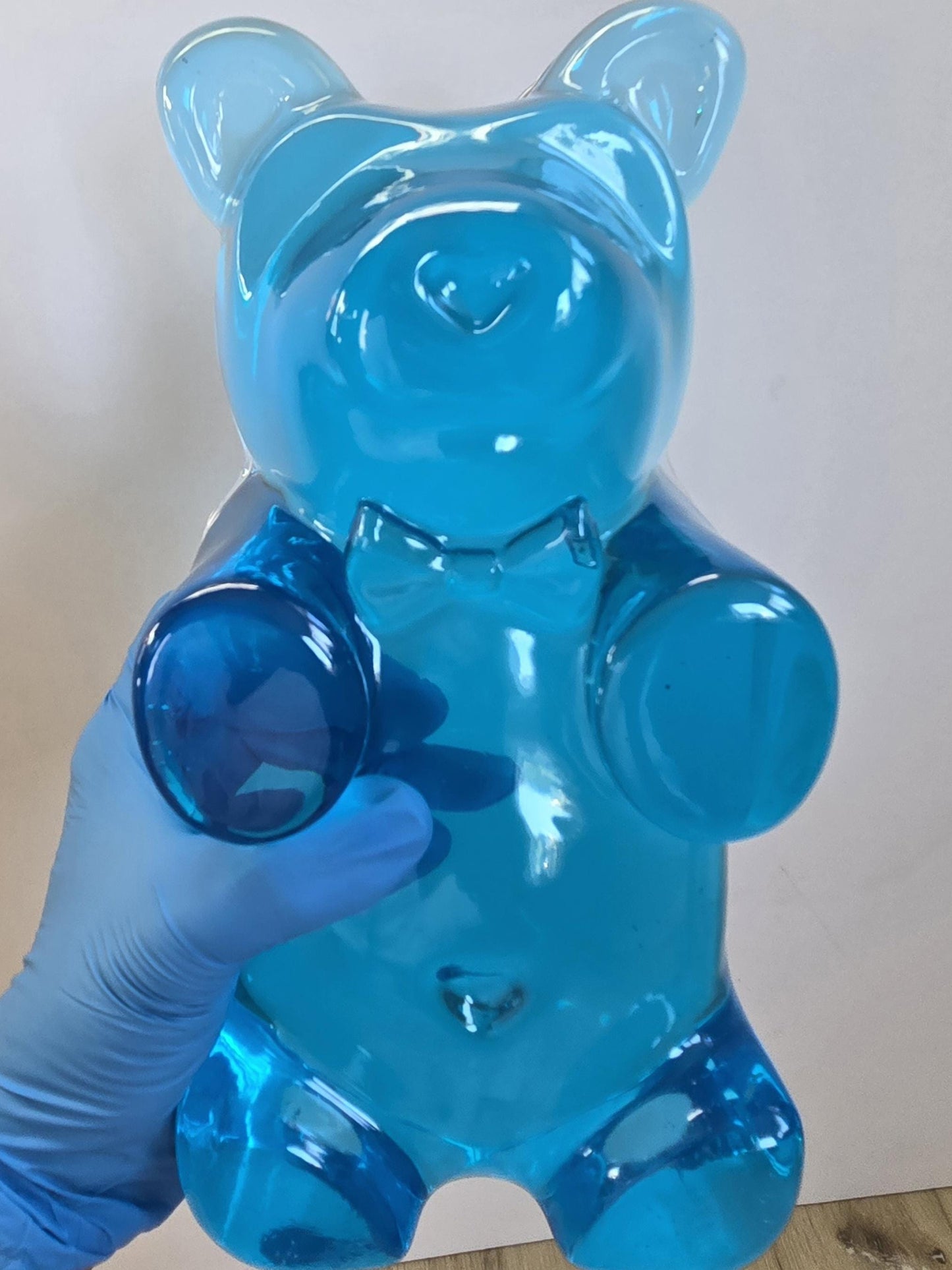 Oliver & Olivia Gummy Bear Wall Art | Pop Art Sculpture for Gallery Wall, Nursery Decor, Kids Room Decor, Jumbo 10 inch Bear