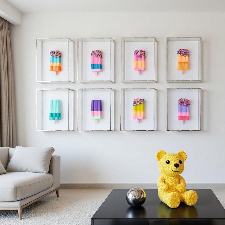Luxurious Customizable Resin Popsicle Wall Art – Original Shadow Box Design
A playful icon meets high‑end artistry in this handcrafted resin popsicle, elegantly showcased inside a modern shadow box. This piece blends nostalgia with luxury, transforming a simple childhood treat into a bold, contemporary art statement.