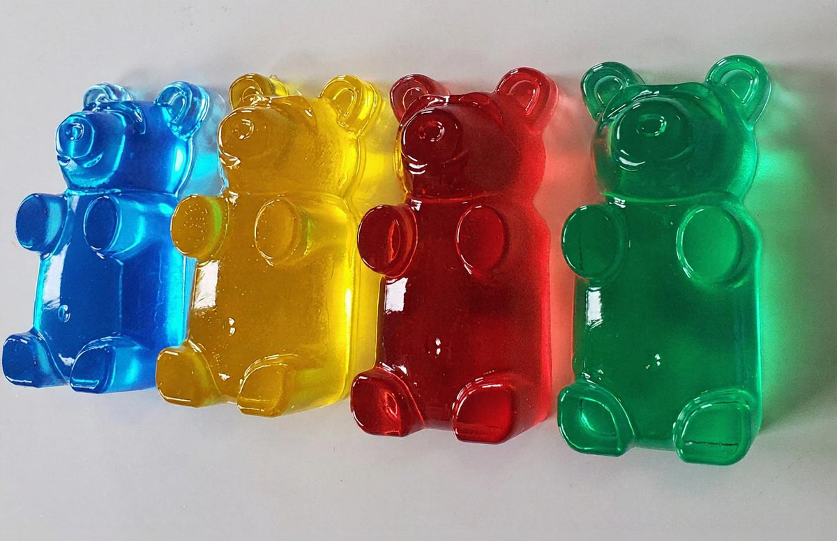 Giant 7-Inch Gummy Bear Wall Sculpture – Bespoke Pop Art Resin Decor