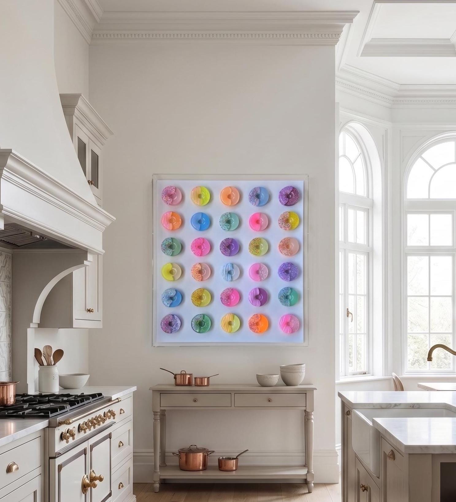 Custom Resin Donut Wall Art for Any Room | Modern Pop Art