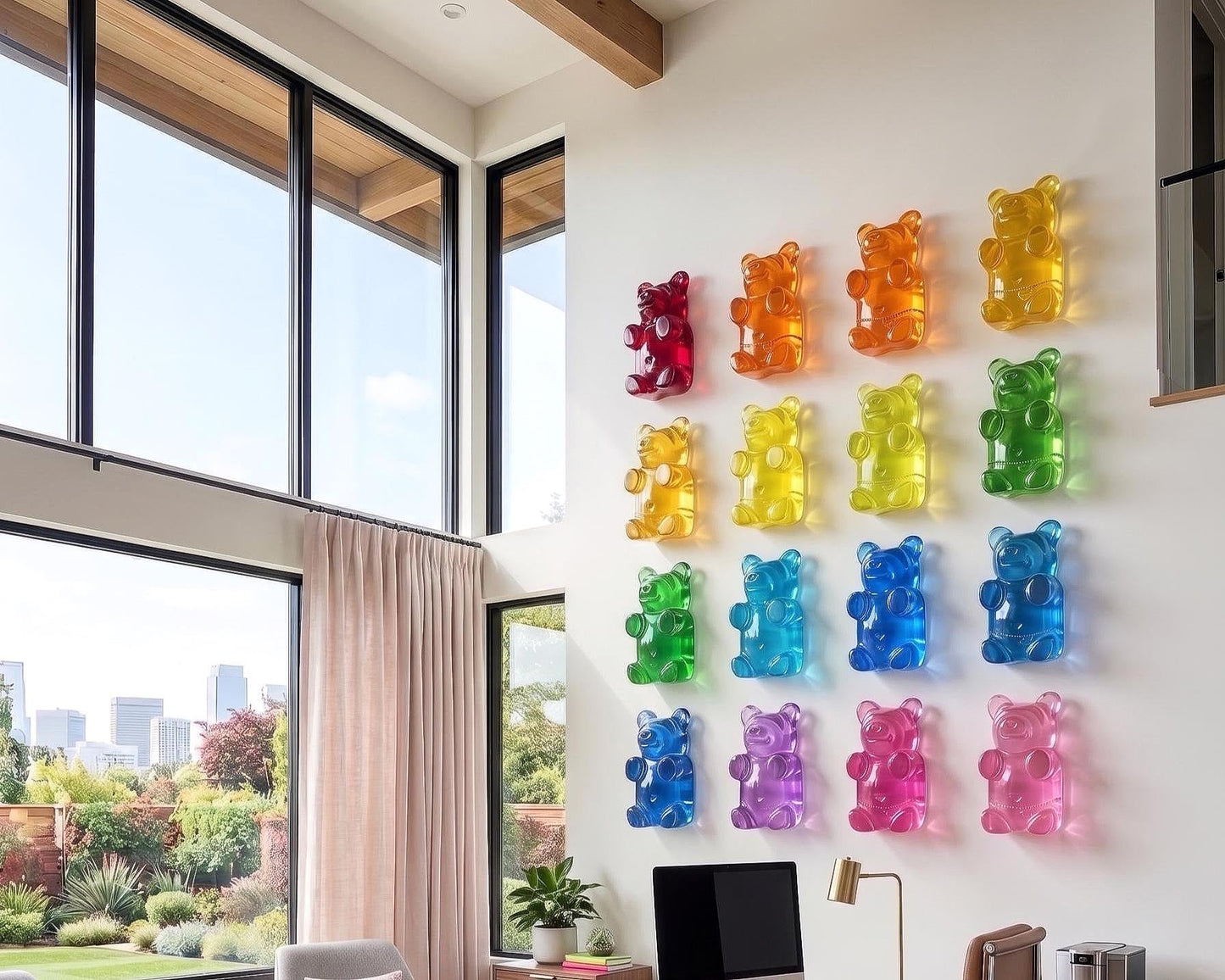 Jumbo Giant resin bears