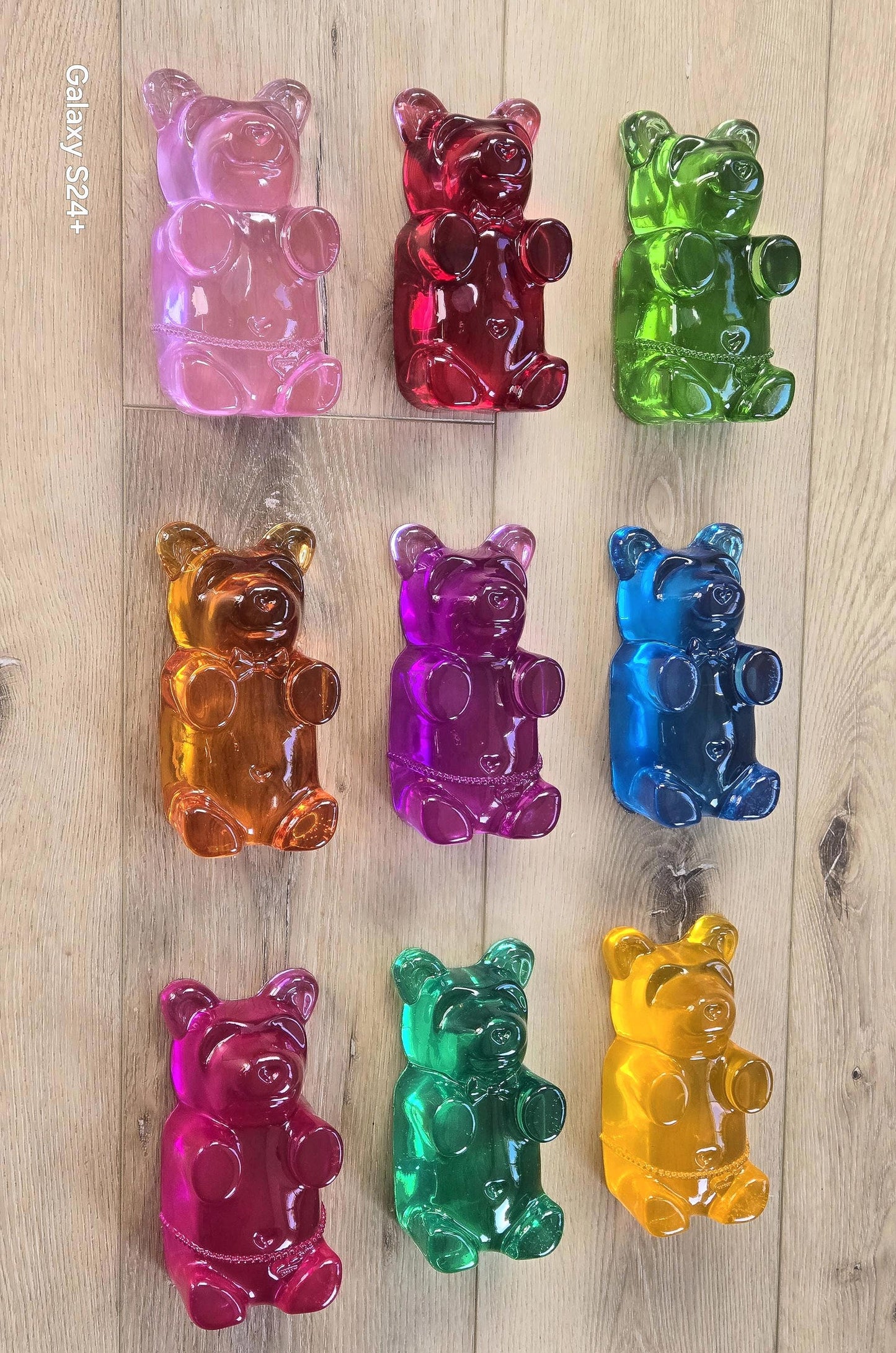 Oliver & Olivia Gummy Bear Wall Art | Pop Art Sculpture for Gallery Wall, Nursery Decor, Kids Room Decor, Shadow Box Collection