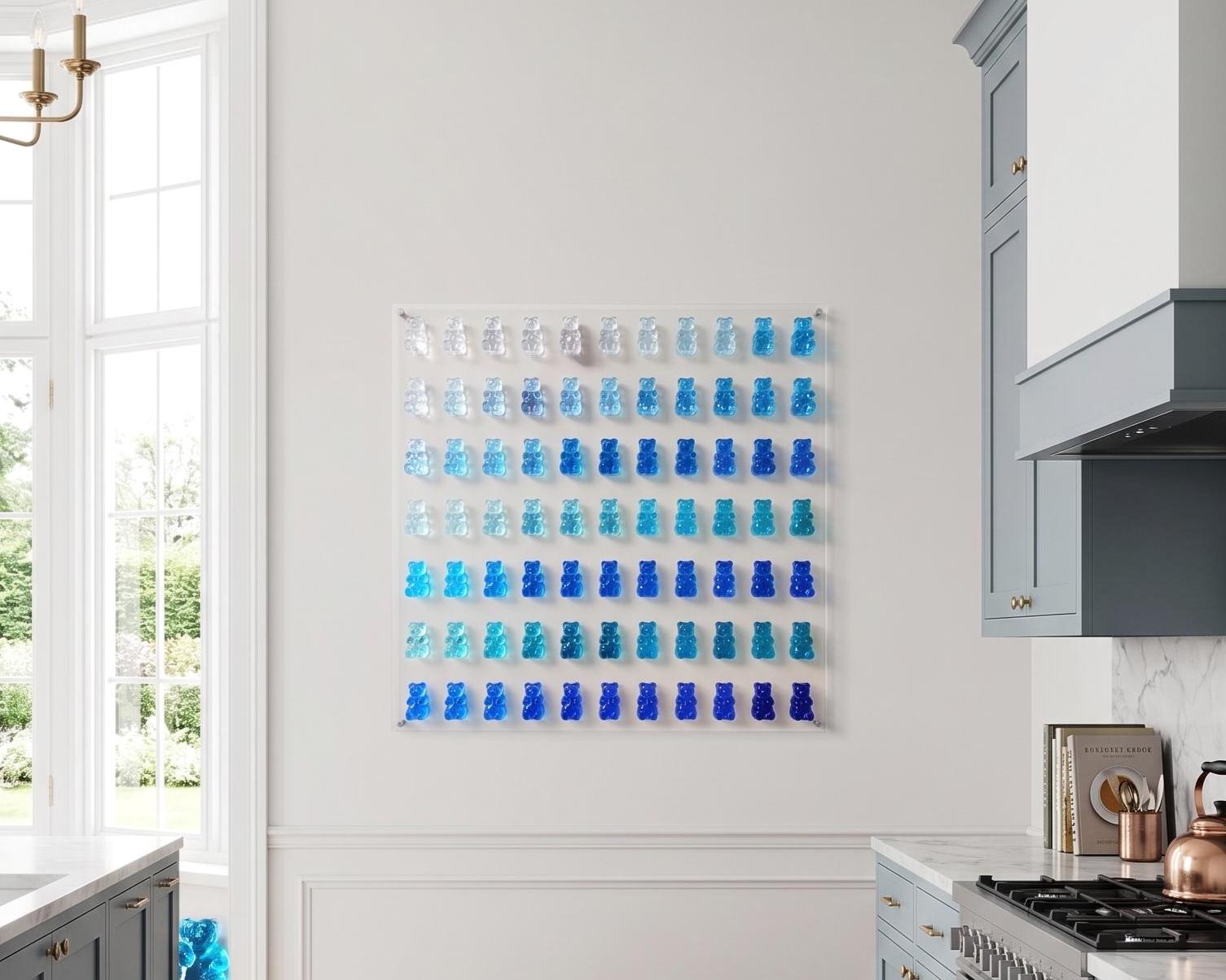 Luxury Resin Gummy Bear Sculpture, Wall Art: Custom Design Decor Sculpture