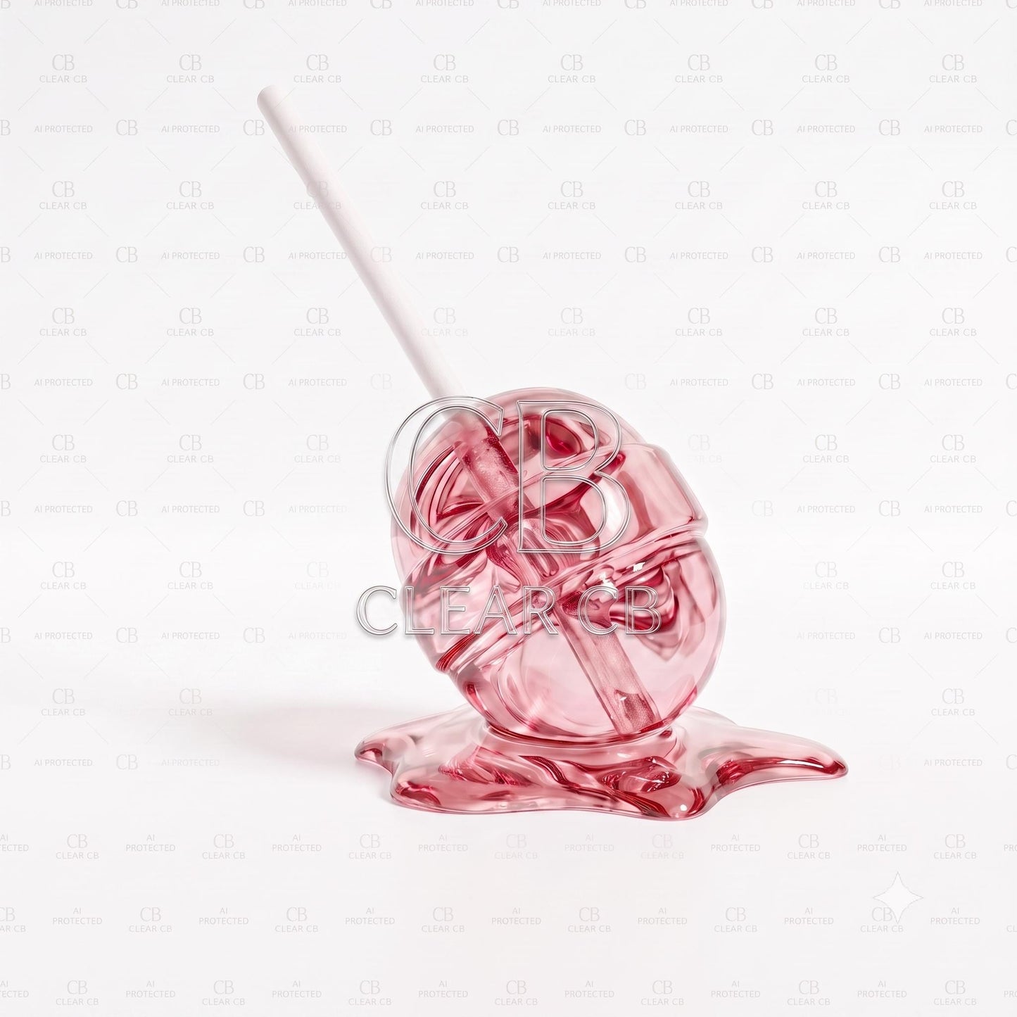 Melting Lollipop Fine Art Print | Pop Art Candy Sculpture Wall Decor | Modern Kitchen Art, nursery, teen room decor
