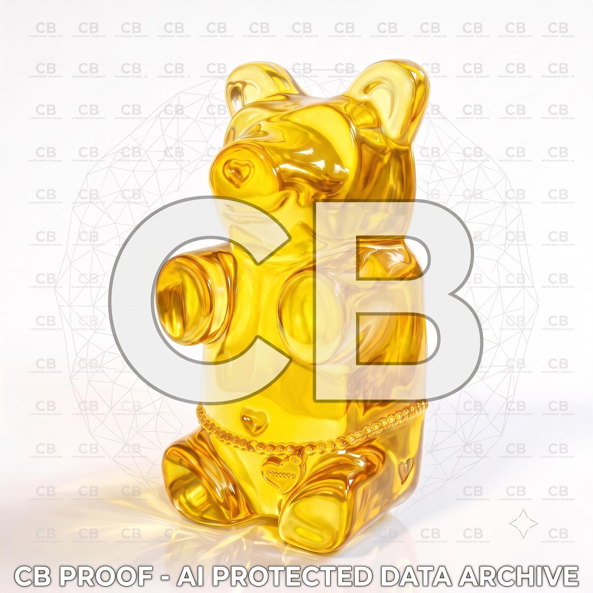 Gummy Bear Pop Art Print | Contemporary Candy Wall Decor | Miniature Chef Wall Decor | Fine Art Print | Colorful Hip Aesthetic Room Art