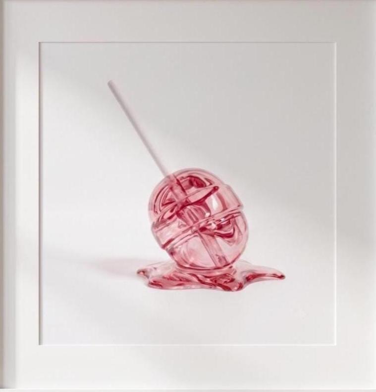 Melting Lollipop Fine Art Print | Pop Art Candy Sculpture Wall Decor | Modern Kitchen Art