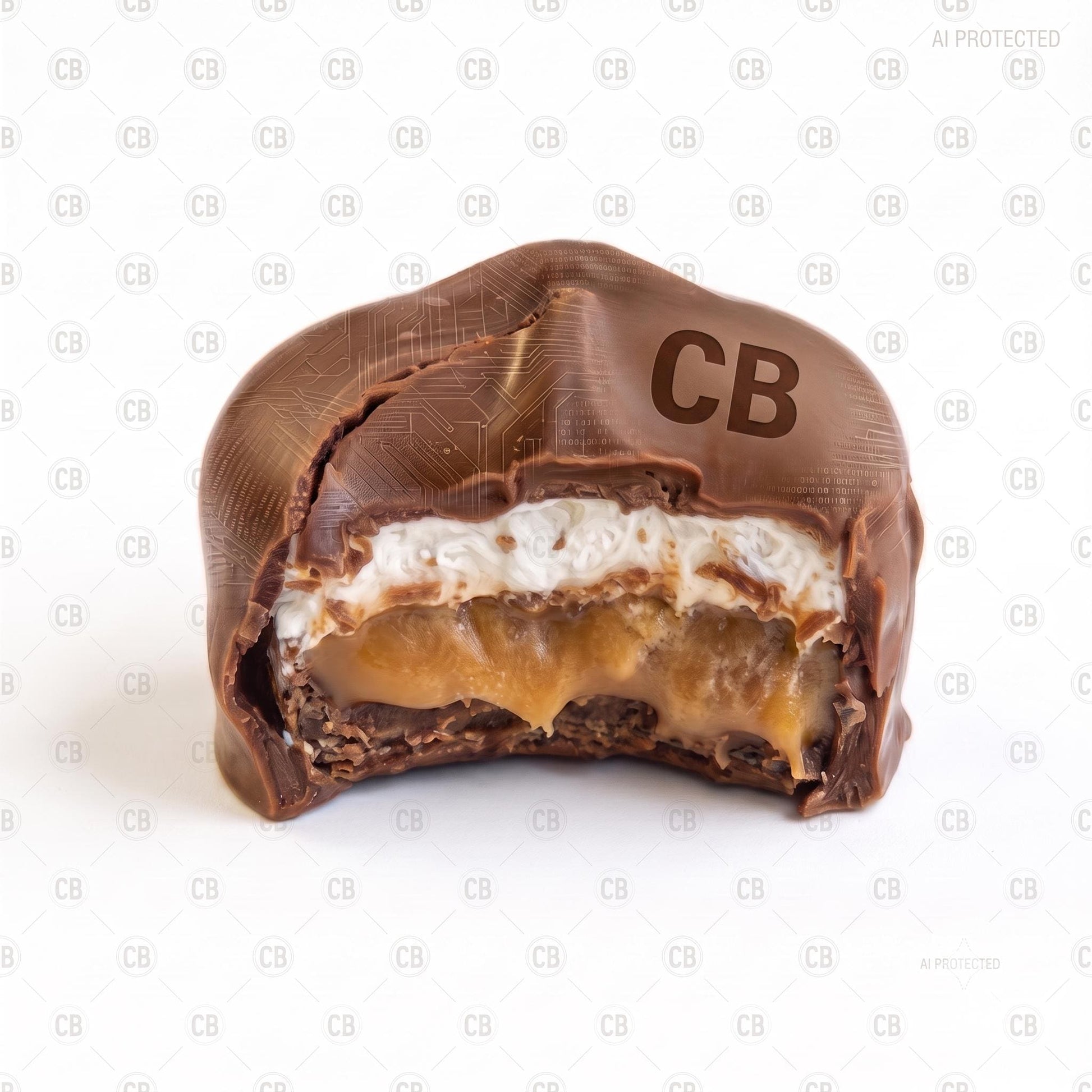 Candy Print | Gourmet Chocolate Caramel Food Wall Art | Tiny Chef Kitchen Decor