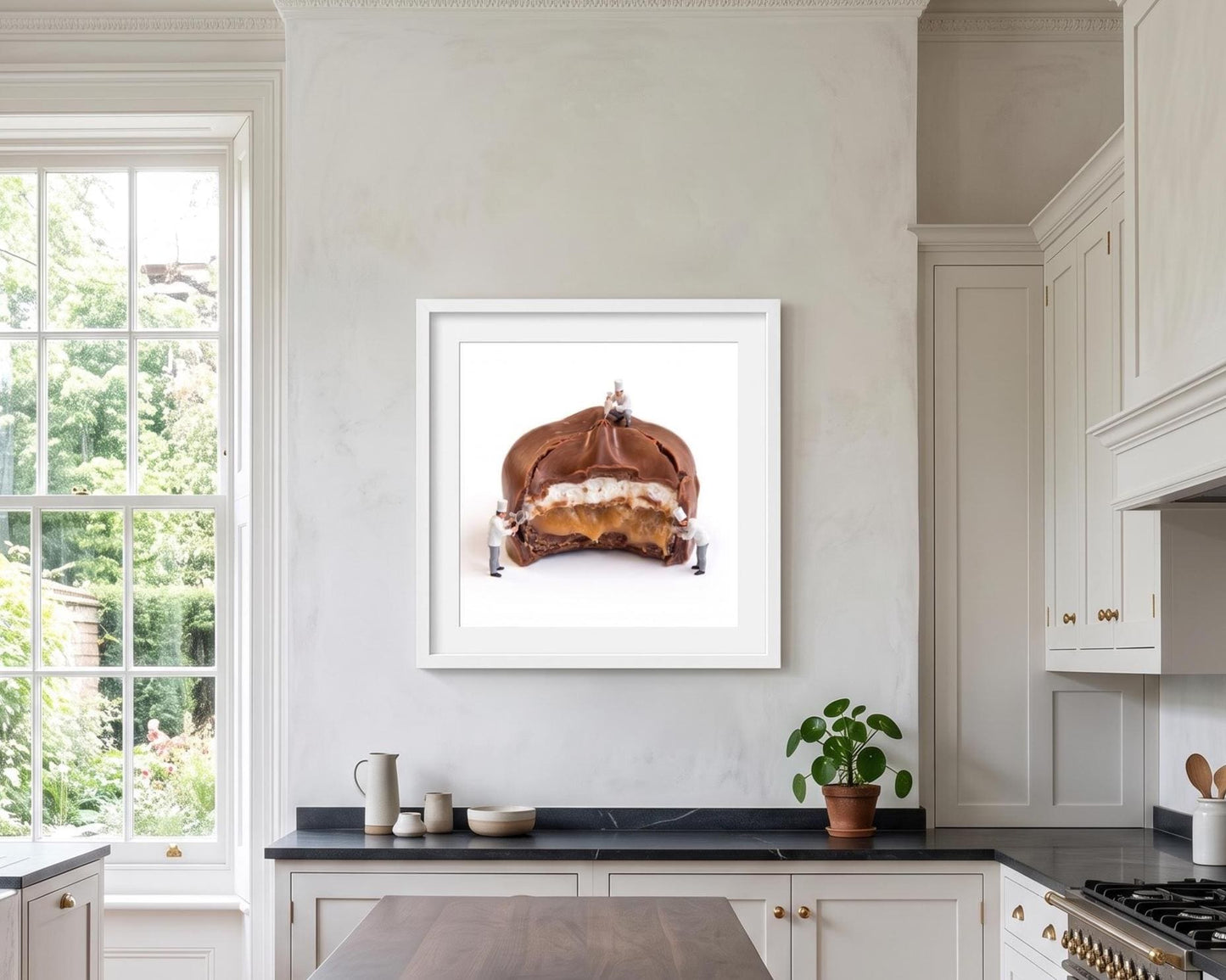 Candy Print | Gourmet Chocolate Caramel Food Wall Art | Tiny Chef Kitchen Decor