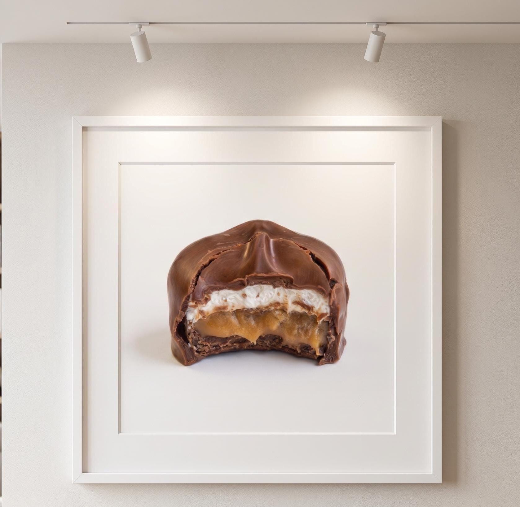 Candy Print | Gourmet Chocolate Caramel Food Wall Art | Tiny Chef Kitchen Decor