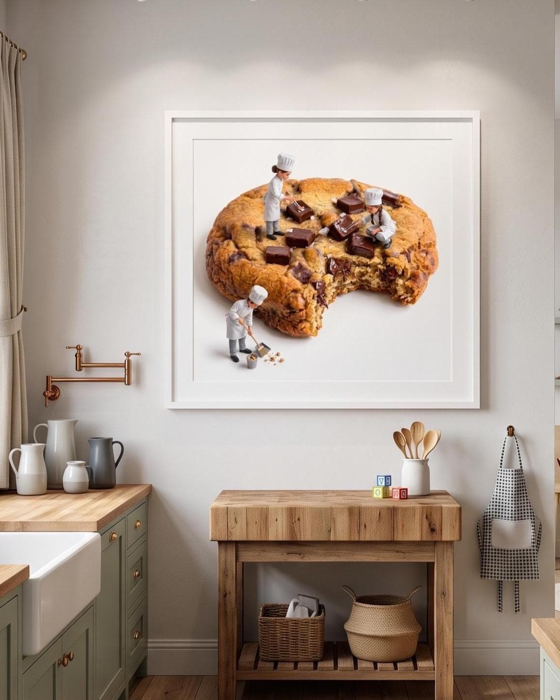 Cookie Wall Art | Kitchen Decor Print | Sweet Treat Baking Poster | Bakery Wall Decor | Cute Dessert Art | Gift for Baker