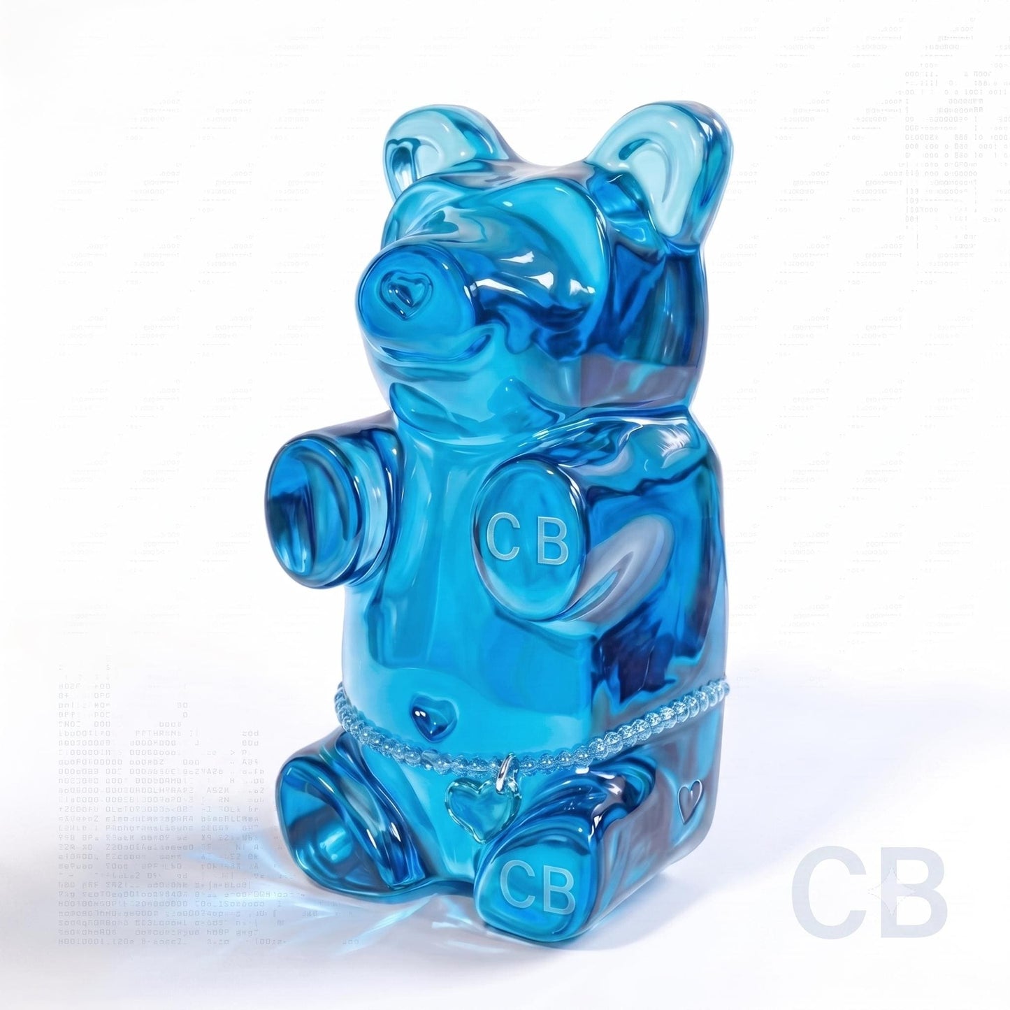 Gummy Bear Pop Art Print | Contemporary Candy Wall Decor | Miniature Chef Wall Decor | Fine Art Print | Colorful Hip Aesthetic Room Art