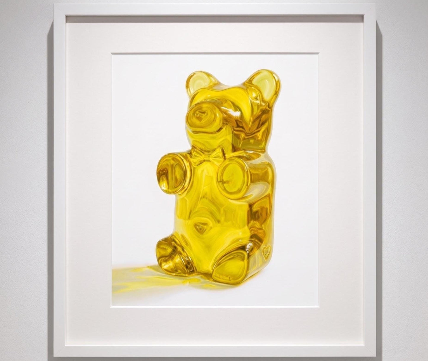 Gummy Bear Fine Art Print | Bright Candy Pop Art Wall Decor | Modern Kitchen Decor | Whimsical Miniature Chef Wall Art