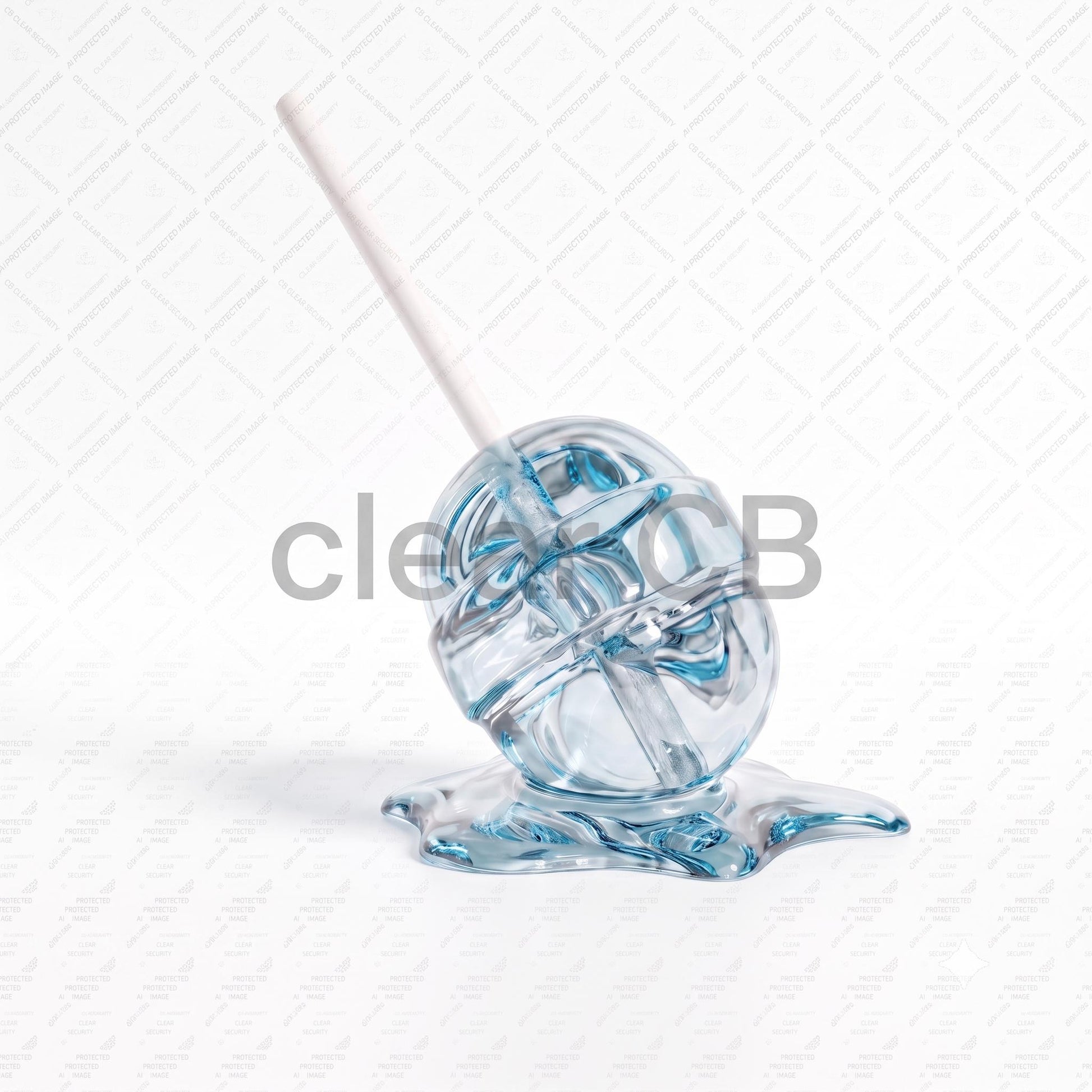 Melting Lollipop Fine Art Print | Pop Art Candy Sculpture Wall Decor | Modern Kitchen Art