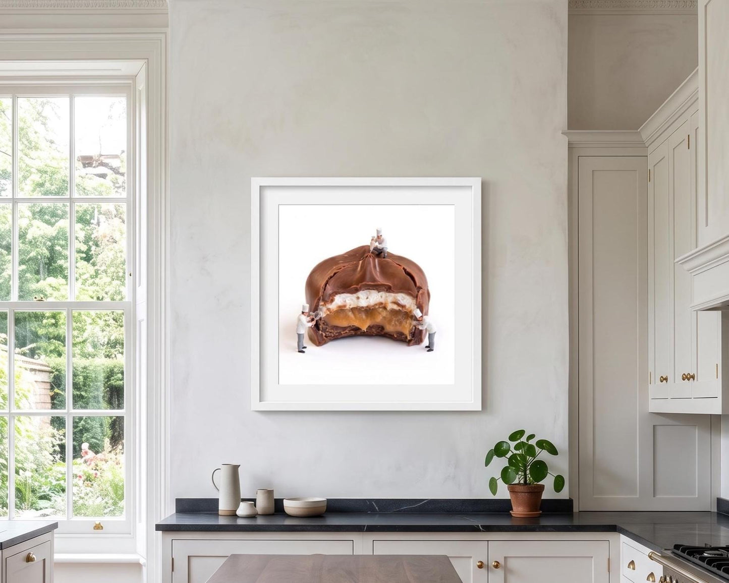 Candy Print | Gourmet Chocolate Caramel Food Wall Art for Kitchen Decor