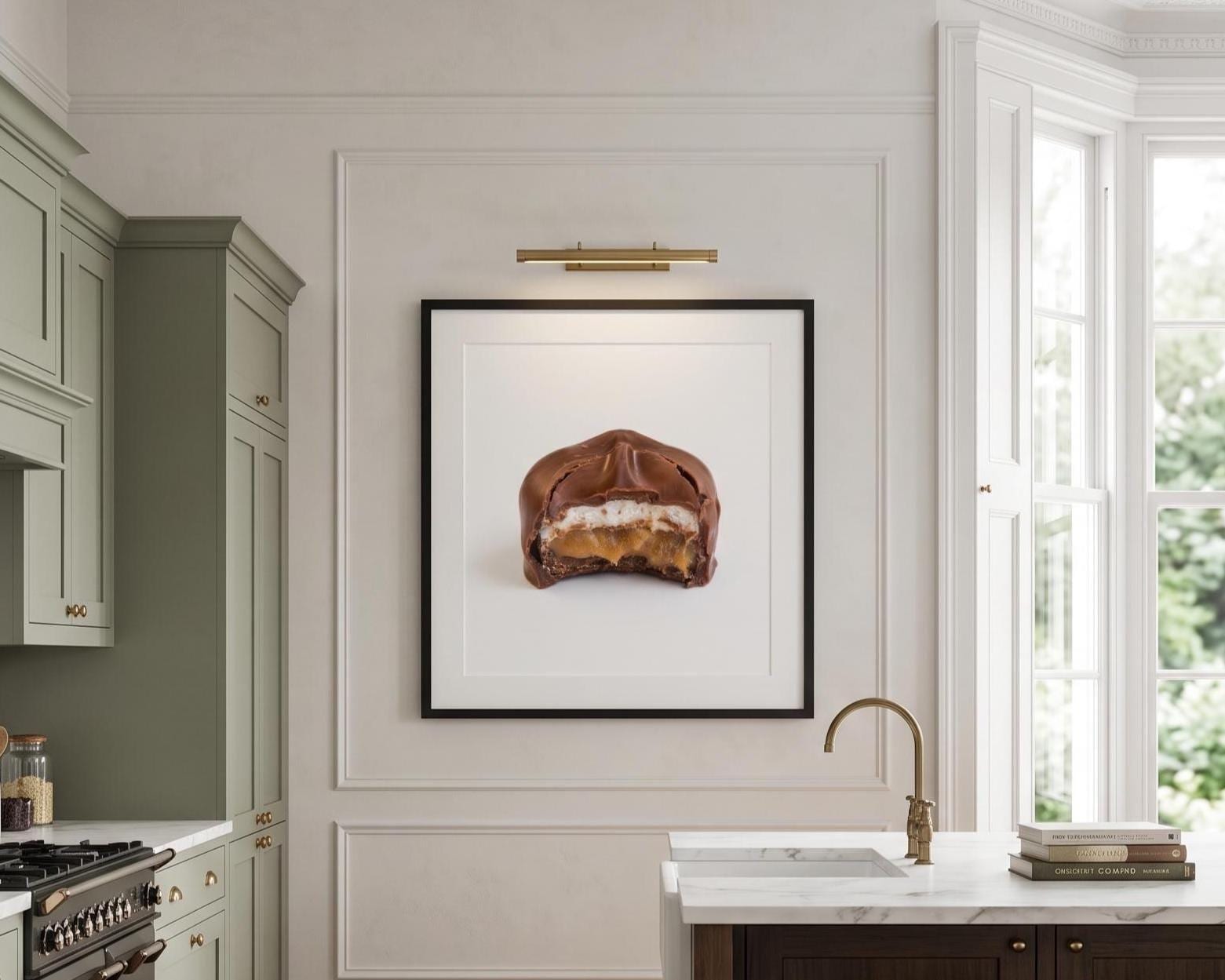 Candy Print | Gourmet Chocolate Caramel Food Wall Art for Kitchen Decor