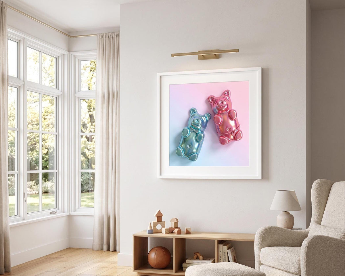 Gummy Bear Print | Pop Art Candy Fine Art Poster, Nursery Wall
