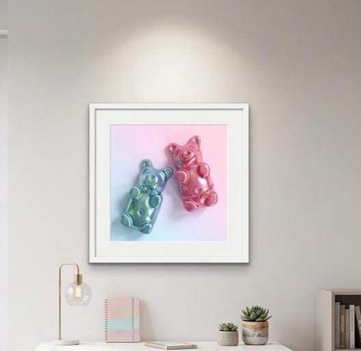 Gummy Bear Print | Pop Art Candy Fine Art Poster, Nursery Wall